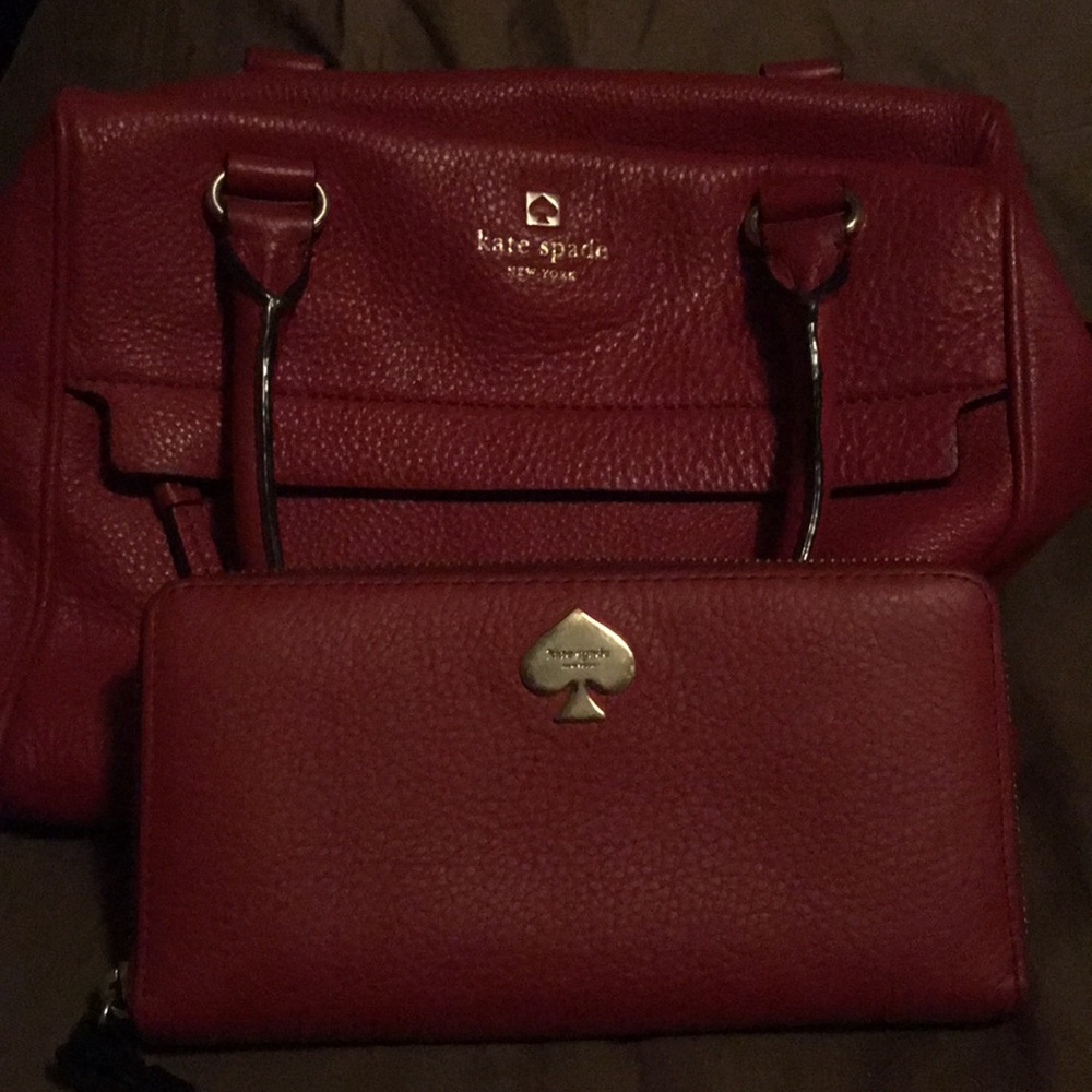 Authentic Kate Spade purse and wallet